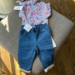 3 piece brand new girl Janie and Jack set